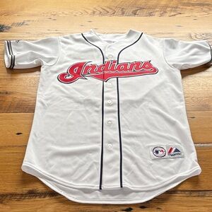 Cleveland Indians Vintage Majestic Travis Hafner #48 Baseball Jersey - Size S